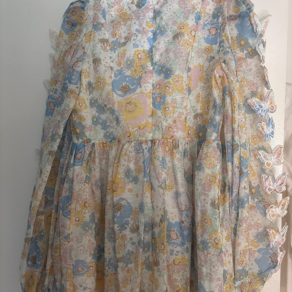 Miss Rosier floral butterfly mini dress - Picture 5 of 6